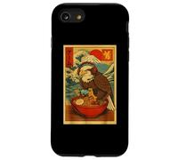 Eagle Bird Gaming Ramen Japanese Ukiyo-e Great Wave Retro Case for iPhone SE (2020) / 7/8