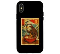 Eagle Bird Gaming Ramen Japanese Ukiyo-e Great Wave Retro Case for iPhone X/XS