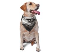 Eagle Black and White Dog Bandana Pet Scarf Accessories for Small Medium Dogs Cats Photo Prop, Triangle Pet Bandanas Adjustable Puppy Bib Washable Dog Kerchief Puppy Neckerchief