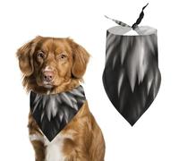 Eagle Black and White Pet Scarf Adjustable Pet Accessories Triangular Scarf Washable Floral Print Puppy Bib Bandana Stylish Comfortable Cat Scarves for Holiday Scarfs