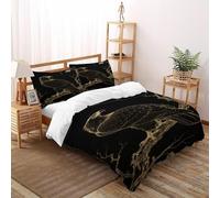 Eagle Branch_1 3 Pieces Duvet Cover,3D Printed Wildlife Animal Theme Bedding Set,2 Pillowcases,Hidden Zipper,Microfiber Quilt Cover,Super King(260x220cm)