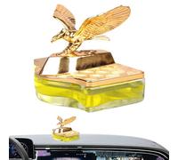 Eagle Car Air Freshener - Vent Clip Diffuser, Long Lasting Fragrance, Electroplated Metal Finish, Refillable Aromatherapy Design, Eliminates Odor, Enhances Interior Style, Freshens Cabin Air