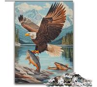 Eagle Catching Fish 2000 Piece Jigsaw Puzzles for Adults & Teens, Help The Brain Exercise Addictive Toys to Cultivate Patience Perfect Decoration (70x100cm)