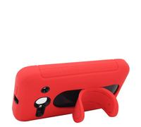 Eagle Cell Alcatel OneTouch Evolve 2 Hybrid Armor Protective Case with Stand - Retail Packaging - U4 Black/Red