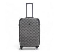 Eagle Charcoal Expandable Hard Shell Abs 8 Wheel Luggage Travel Medium Holiday Bags Suitcase