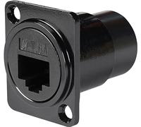 Eagle Chassis Mount Cat 6 Feed Through Connector With Fixing Kit, D Shape Compatible