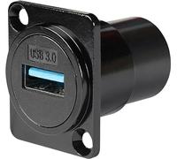 Eagle Chassis Mount USB 2Feed Through Connector With Fixing Kit, D Shape Compatible