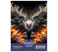 Eagle Classic Style Jigsaw Puzzle Offering An Engaging Tabletop Experience, Enhanced by Fantasy And A Timeless UK-inspired Aesthetic for Mindful Leisure Moments 52x38cm/1000pcs