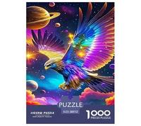 Eagle Classic Style Jigsaw Puzzle Offering An Engaging Tabletop Experience, Enhanced by Fantasy And A Timeless UK-inspired Aesthetic for Mindful Leisure Moments 52x38cm/1000pcs