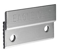 Eagle Clip 2" Z-Clips, 100 Pieces (50 Pairs) - Aluminium, for Hanging Panels, Partitions, Picture Frames, Mirrors