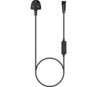 Eagle Connect 2M Mains Lead Black Rubber With Rectifier