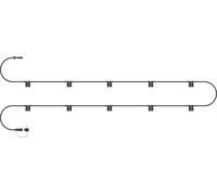 Eagle Connect E27 ES Screw Festoon Black Rubber IP65 10m 10 Lamp