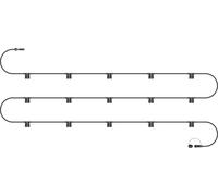 Eagle Connect E27 ES Screw Festoon Black Rubber IP65 5m 15 Lamp