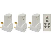Eagle Connect Eagle 3 Way Remote Control Mains Socket Set