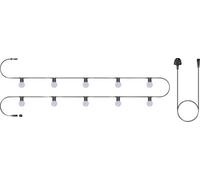 Eagle Connect Festoon Black Rubber Ip44 5M/10X2W Cool White Opaque Lamps