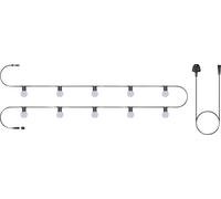 Eagle Connect Festoon Black Rubber IP65 10m/10x2w Warm White Opaque lamp