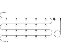 Eagle Connect Festoon Black Rubber IP65 10m/20x2w Cool White Clear lamps