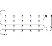 Eagle Connect Festoon Black Rubber IP65 10m/20x2w Cool White Opaque lamp
