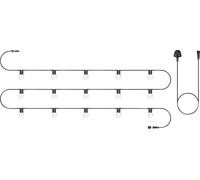 Eagle Connect Festoon Black Rubber IP65 5m/15x2w Warm White Clear lamps