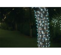 Eagle Connect Outdoor 240 LED Fairy String Lights, Black Rubber Cable, 230V Mains Powered, IP65 Waterproof, Festive, Christmas Commercial Domestic Decorations, Weddings, Garden, Party