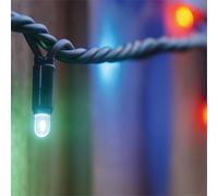 Eagle Connect Led String Lights Black Rubber RGBY Flash 20M