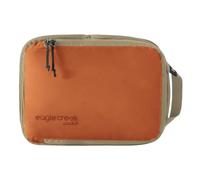 Eagle Creek Pack-It Isolate Compression Cube - Lightweight Compression Cube for Optimizing Luggage Space - Easy-Grab Zipper - Convenient Top Handle - Recycled Materials, Mandarin, Small Compression