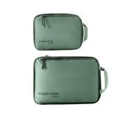 Eagle Creek Pack-It Isolate Compression Packing Cubes S/M I Ultralight 2-Piece I Up to 70% Space Saving I Ocean Recycled I Willow