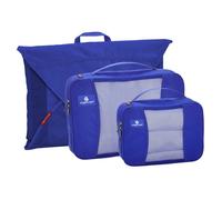 Eagle Creek Pack-It Original Starter Set of 3 Packing Cubes for Travel - Durable Travel Suitcase Organizer Bags Set with Folding Garment Bag, Blue Sea, Set, Pack-it Starter Set