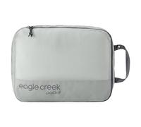 Eagle Creek Pack-It Reveal Clean/Dirty Cube M - Water-Resistant Dual Compartment Packing Cube With Internal Divider for Clean & Dirty Clothes - Travel Essentials - Storm Grey