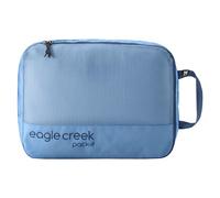 Eagle Creek Pack-It Reveal Clean/Dirty Cube M - Water-Resistant Dual Compartment Packing Cube With Internal Divider for Clean & Dirty Clothes - Travel Essentials - Blue Dawn
