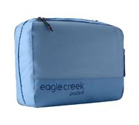 Eagle Creek Pack-It Reveal Clean/Dirty Cube M - Water-Resistant Dual Compartment Packing Cube With Internal Divider for Clean & Dirty Clothes - Travel Essentials - Blue Dawn