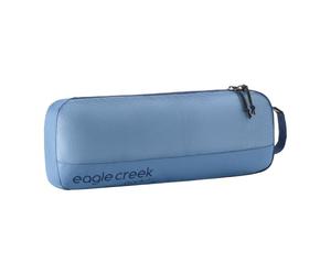 Eagle Creek Pack-It Reveal Slim Cube M - Compact Travel Organizer for Hair Styling Tools, Belts, & Small Items - Travel Accessories - Blue Dawn