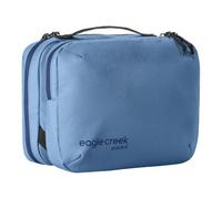 eagle creek Pack-It Trifold Toiletry Kit -Toiletry Organizer with Padded Interior, Durable Hanging Hook & Large Compartments - Water Resistant & Washable, Blue, One Size, Pack-it Trifold Toiletry Kit