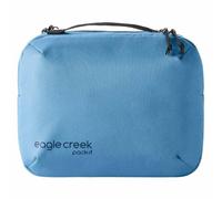 eagle creek Pack-It Trifold Toiletry Kit -Toiletry Organizer with Padded Interior, Durable Hanging Hook & Large Compartments - Water Resistant & Washable, Blue, One Size, Pack-it Trifold Toiletry Kit