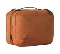 Eagle Creek Pack-It Trifold Toiletry Kit -Toiletry Organizer with Padded Interior, Durable Hanging Hook & Large Compartments - Water Resistant & Washable, Mandarin, One Size, Pack-it Trifold Toiletry