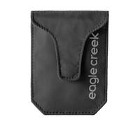 eagle creek Undercover RFID Hidden Pocket - Travel Security Pouch with RFID Blocking - Lightweight, Wear Under Clothing - Zippered Passport & Card Holder - Orchid, 010 Black, Casual