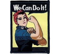 Eagle Crest We Can Do It! Rosie The Riveter 4" Embroidered Patch