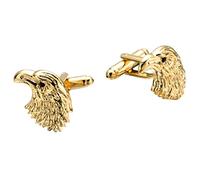 Eagle Cufflinks for Men, American Bald Eagle Head Cufflinks, Viking Eagle Cuff Links, Gold Eagle Shirt Tuxedo Cufflinks, Punk Animal Cufflinks French Cufflinks