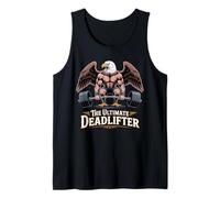 Eagle Deadlifter Workout Gym America Funny Kids Eagles Tank Top