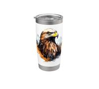 Eagle Design Falconer Hunter Nature Ornithologist Bald Eagle Stainless Steel Insulated Tumbler
