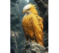 Eagle Diamond Art Animal Diamond Painting Kits for Adults Beginner 5D DIY Full Square Drill Cross Stitch Kits for Adults Arts and Crafts for Bedroom Decor, Room Decor, Gifts 16x22 Inch -bby250739