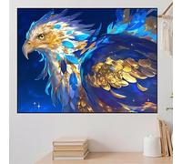 Eagle Diamond Art Animal Large Diamond Painting 200x150cm 2025 New Crystal Art DIY 5D Full Square Gem Adults Crafts, Rhinestone Embroidery Cross Stitch Mosaic Crafts Home Wall Room Decoration zhad203