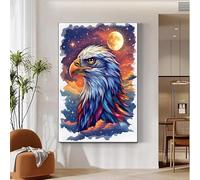 Eagle Diamond Painting Kits for Adults Beginners,Diamond Art Bird Pattern Design with Full Drill Canvas,5D DIY Paint by Numbers for Adults Kids,Christmas Decorations,Gift for Women 32x40inch 0M-165