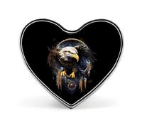 Eagle Dream-Catcher Funny Lapel Pins Heart Button Brooch Badge Pin Hat Clothes Bag Jewelry for Men Women