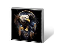 Eagle Dream-Catcher Square Lapel Tie Pin Buttons Brooch Badge Pin Clothes Hat Accessories for Men Women