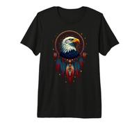 Eagle Dreamcatcher Native American Indian Feathers Arts Premium T-Shirt