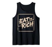 Eagle EAT The Rich Election Protest Squad Basic Decency Tank Top
