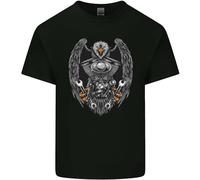 Eagle Engine Motorcycles Motorbike Biker Mens Light Cotton T-Shirt Black M