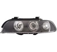 Eagle Eyes LHD Angel Eye Projector Headlights Black For BMW E39 1995-2000