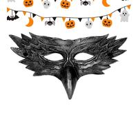 Eagle Face Masque for Adults PU Leather Funny Cosplay Costume Accessory